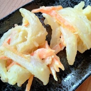 春の味！新玉ねぎのかき揚げ